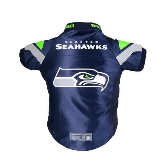 SEATTLE SEAHAWKS LITTLE EARTH PREMIUM Dog Jersey (All Sizes) NEW