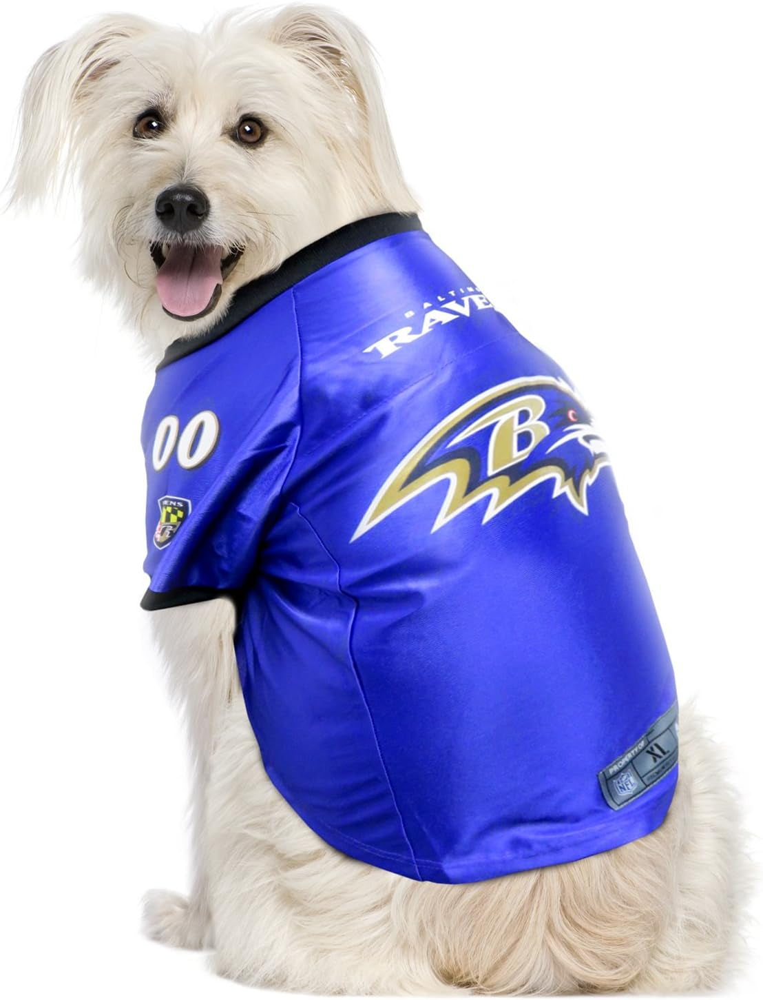 NFL Baltimore Ravens Premium Pet Jersey, Team Color, Medium
