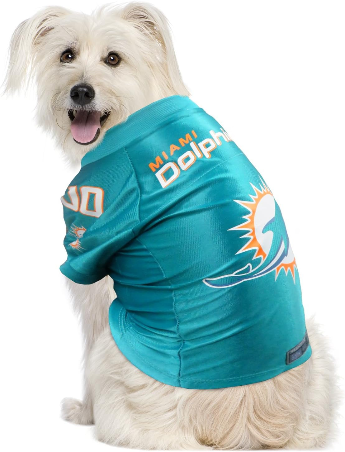 NFL Miami Dolphins Premium Pet Jersey, Team Color, X-Large